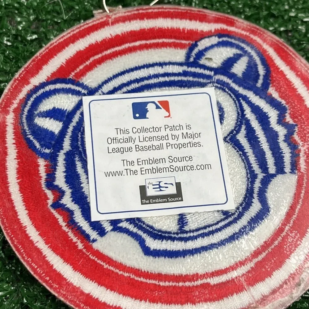 Lot of 2 Chicago Cubs Lanyards: Embroidered‎ Collectors Patch & Logo
